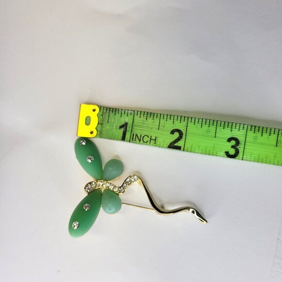 Green Butterfly brooch - Picture 8 of 9